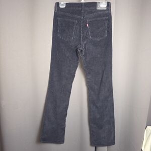 Levi’s Black Corduroy Pants W28 L30 Straight Leg Stretch Women’s Classic Fit